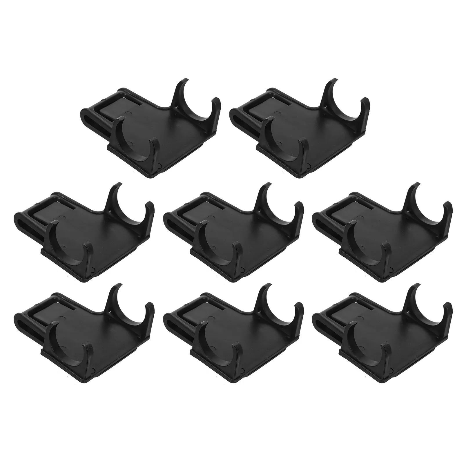 

8Pcs Welding Light Base DIY Kit Universal Hard Hat Headlamp Mount Adapter for Safety Flashlight Clip Stable