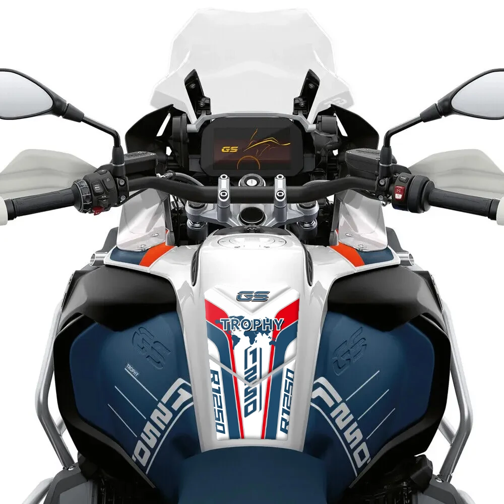 

For BMW R1250GS Adventure R1250GS 2019 2020 2021 2022 Trophy Motorcycle 3D Gel Tank Pad Paint Protec