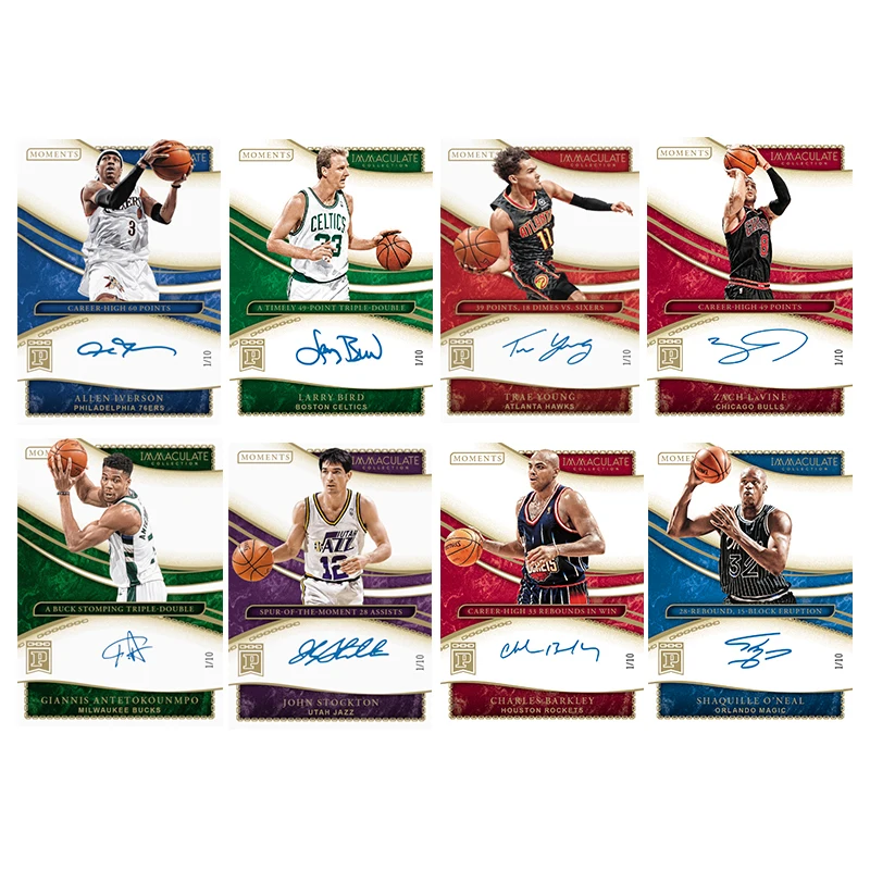 

DIY домашняя баскетбольная карта Panini Allen Iverson Larry Bird Shaquille O'neal Giannis Antetokounmpo, коллекционная карта, игрушки в подарок