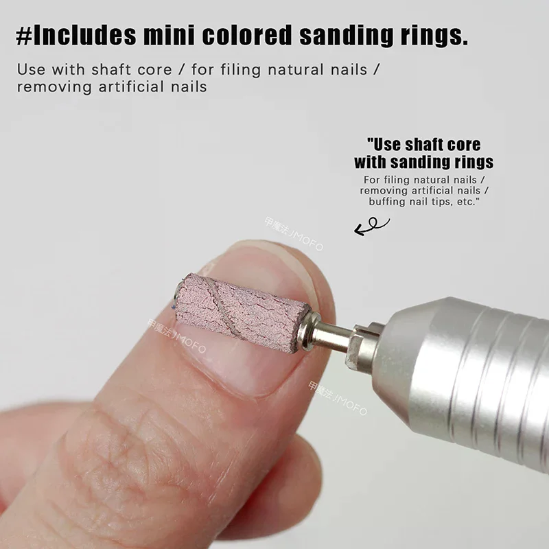 6 stks/doos Nail Boor Frees Voor Manicure Accessoire Polijsten Pedicure Elektrische Machine Nail Bit Burr Gereedschap