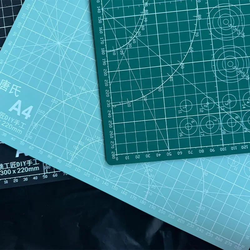 A4 Cutting Pad Colors Cut Plate PVC Cutting Mat Model Clay Cut Pad Rubber Stamp Engraving Plate Workbench Patchwork DIY Board