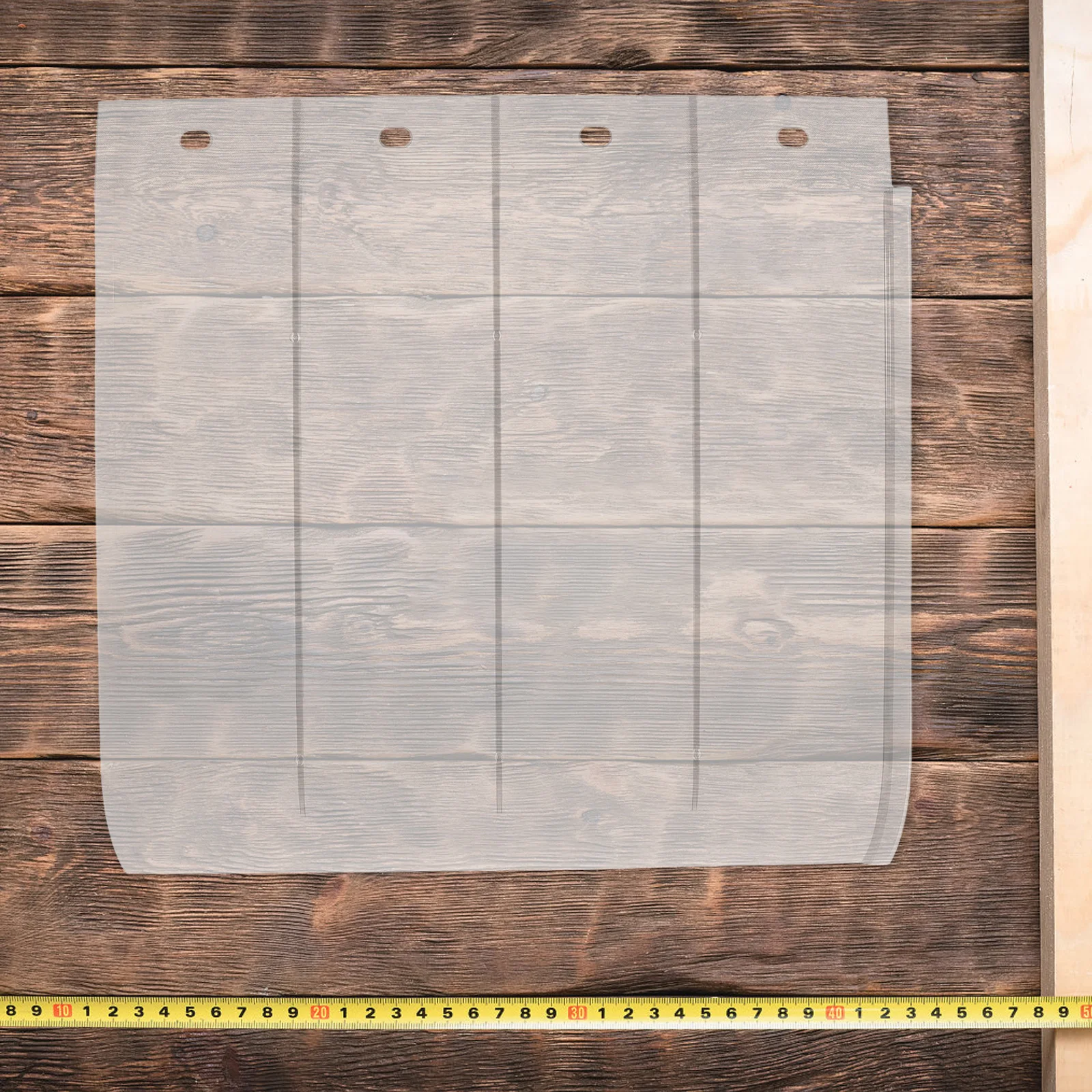 

Transparent Pc Window Awning for Rain and Sun Protection Flat Edge Design Easy Install Outdoor Patio Balcony Door Canopy