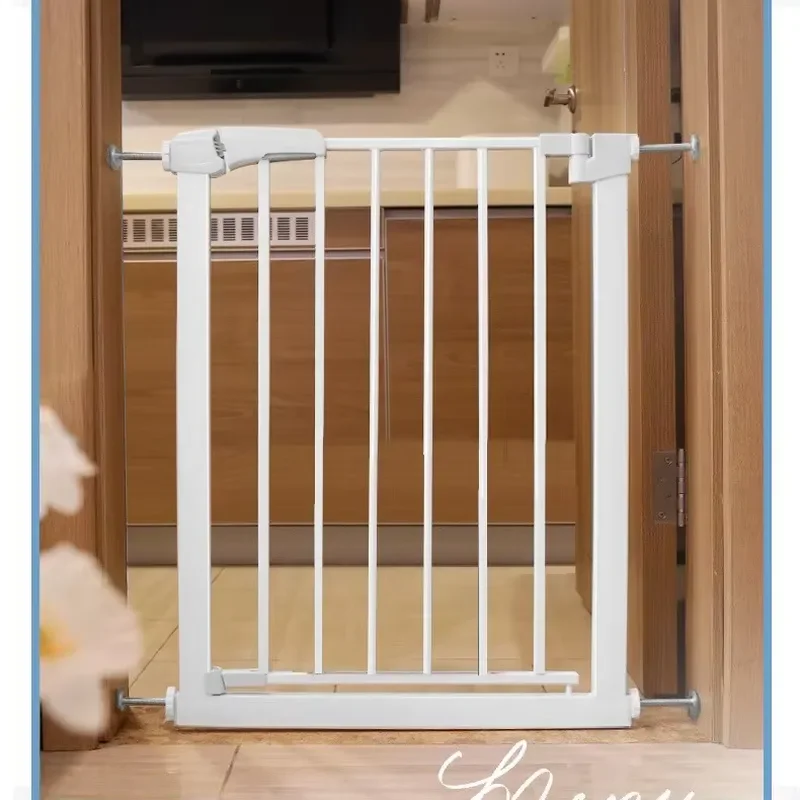 Child Safety Door No Drill Pet Dog Isolation Fence Stair Guardrail Protection Railing Simple Baby Safety Gate