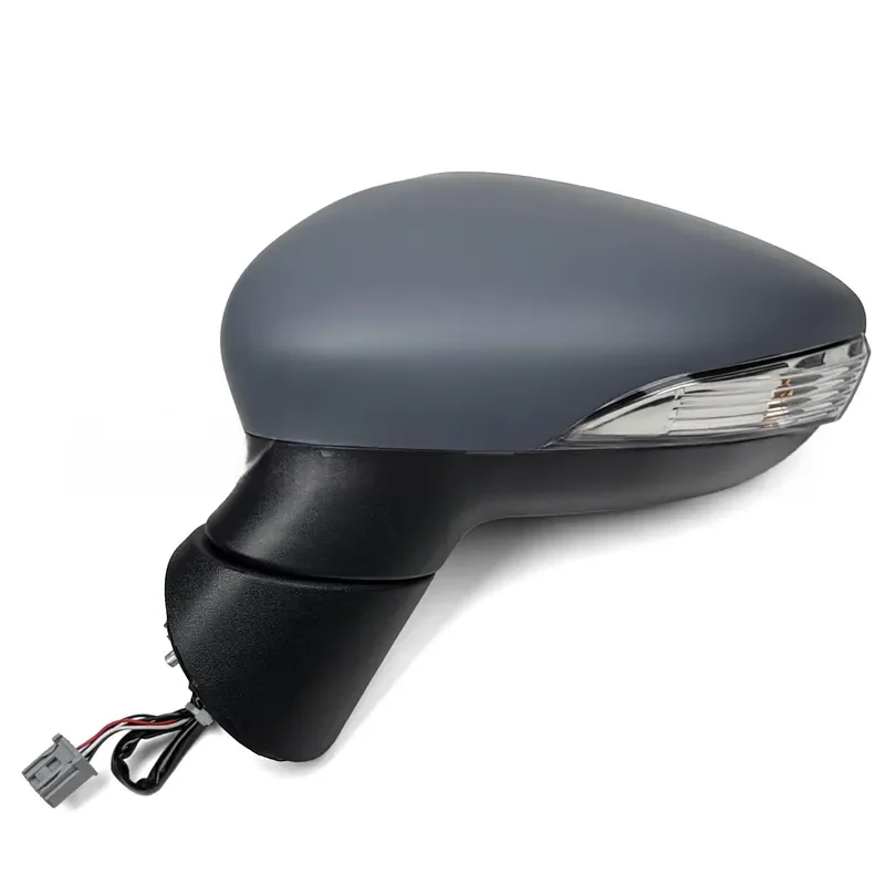 for Ford Fiesta MK7 2013-2017 Heated Rear View Mirror Assembly 6 Wire 10 Pin Connector Side Glass Replacement Auto Parts
