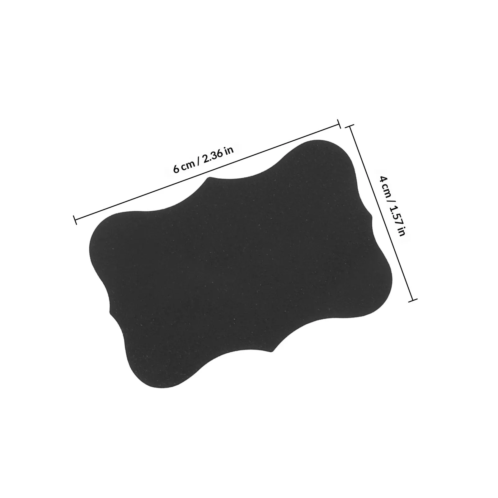 1Sheet Blackboard Stickers Irregular Shape Reusable Removable Adhesive Labels for Bottles Mason Jars Storage Decoration
