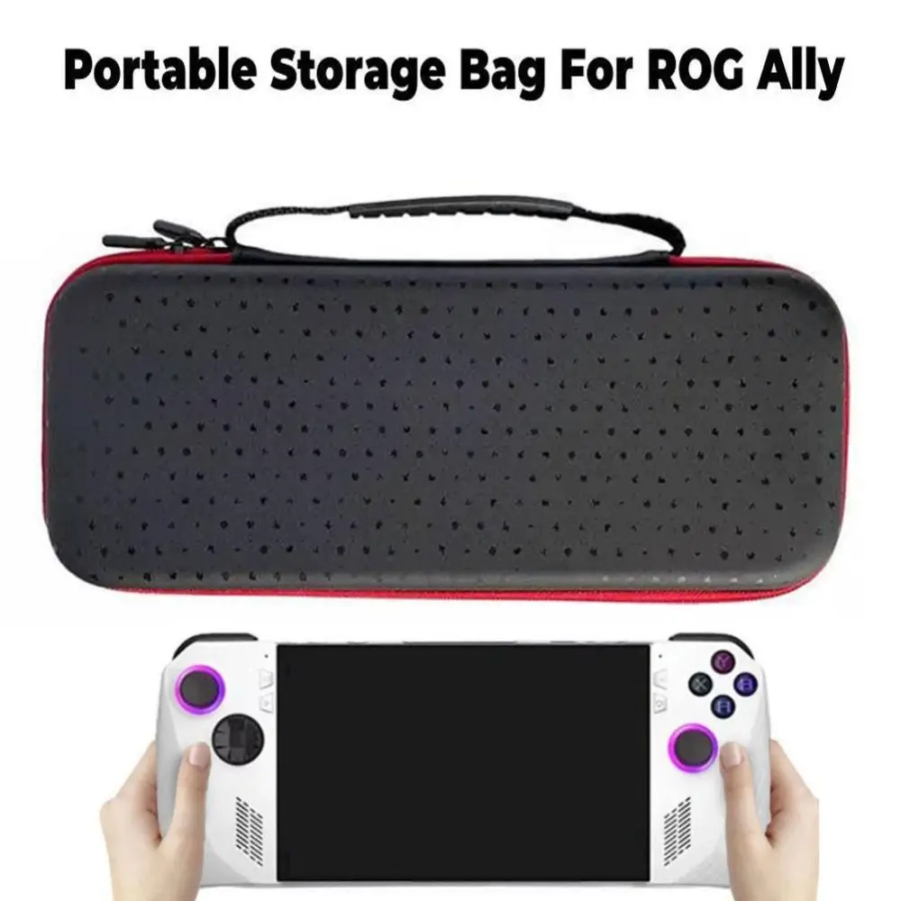for Asus ROG Ally Hard Carrying Case Storage Bag EVA Shockproof Protective Cover Handbag Handheld Game Console Screen Protector
