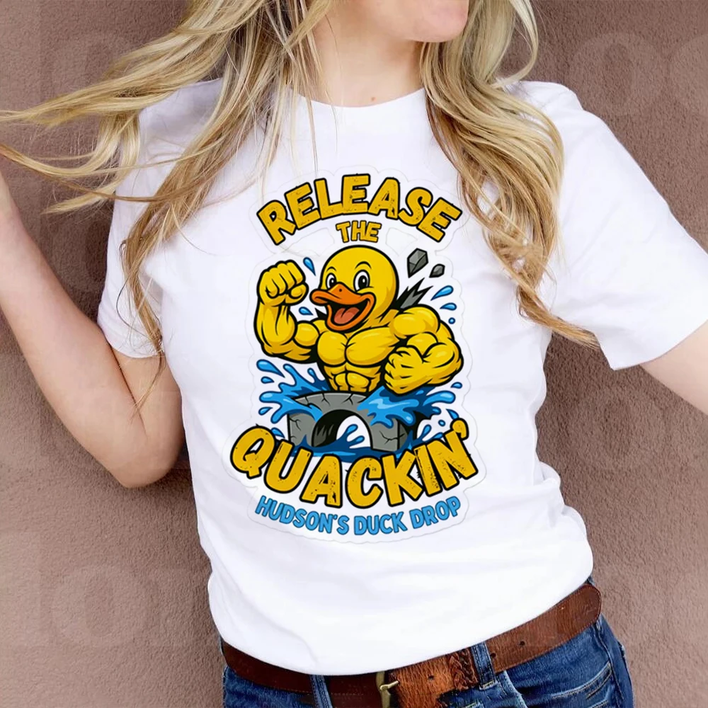 Summer Duck Clothing - Women's T-Shirts Cartoon DUCK Animals Clothing