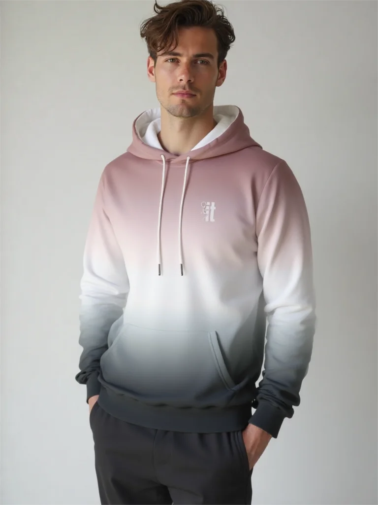 Simple Gradient Pattern Men Women Hoodie Fashion 3D Print Pullover New in Sweatshirts Autumn and Winter Casual Couple Clothing