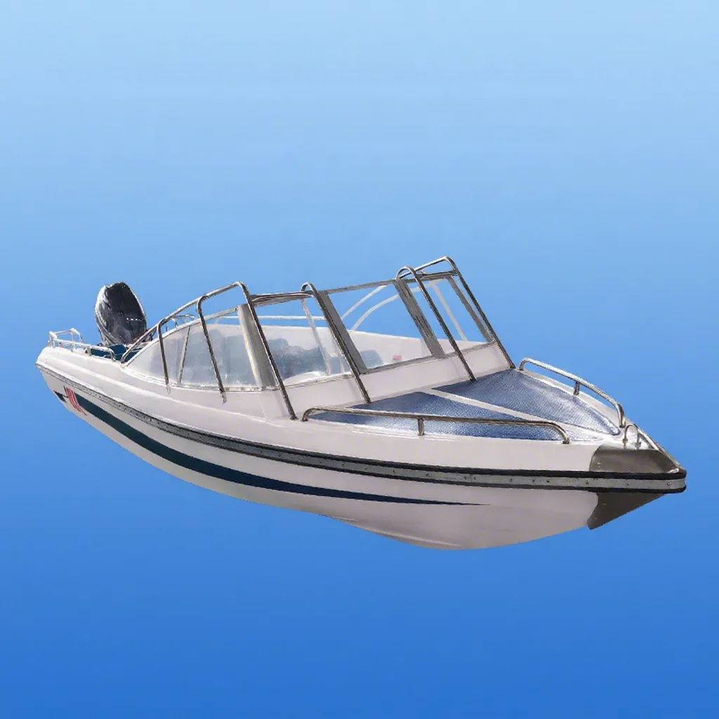 Hot Sale 5.9m/19.4ft Speedboat Fiberglass Sport Yacht Direct Factory Sale Small Motor Boat