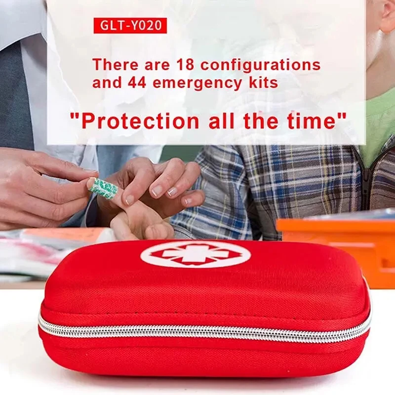 مجموعة الإسعافات الأولية المحمولة المقاومة للماء - مجموعة العناية بالطوارئ للسفر الطبي للمنزل والكلية والنوم والتخييم والمشي لمسافات طويلة #4