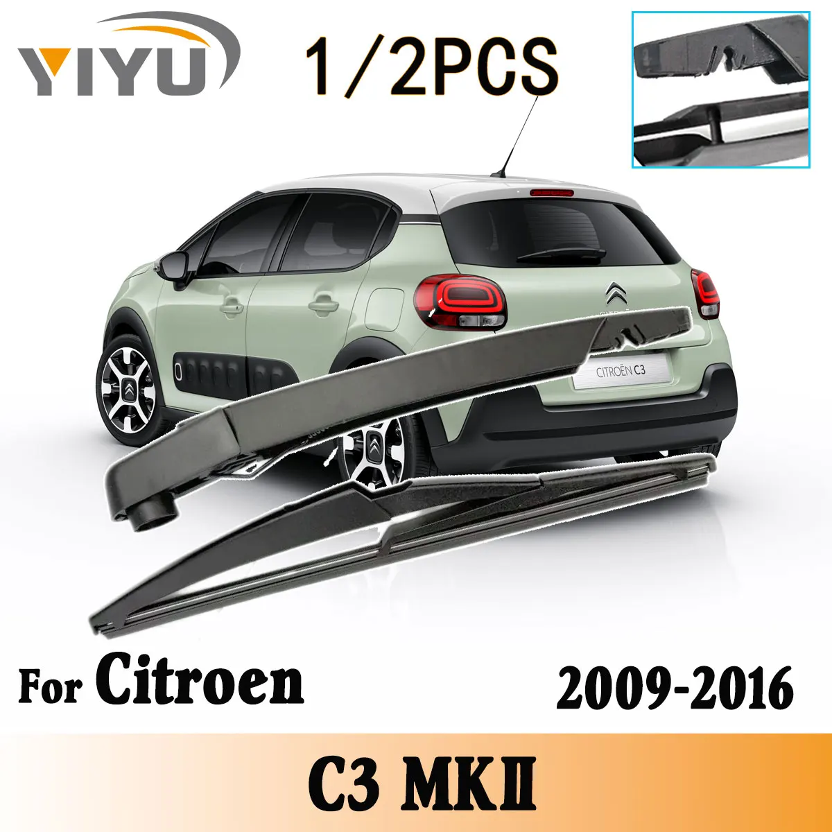 1/2PCS Rear Wiper B…