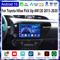 For Toyota Hilux LHD 2015 2016 2017 2018 2020 2021 2023 Car Radio Multimedia Video Player Navigation Stereo GPS Wireless Carplay