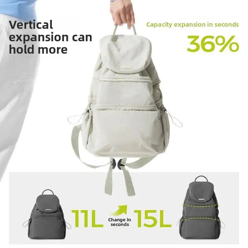 Vintage Washed Canvas Backpack For Women Large Capacity Student Leisure School Bags Solid Simple Travel Backpack Female Bookbag