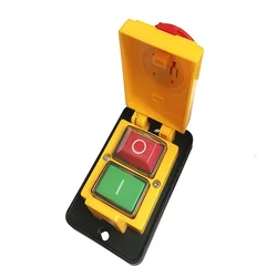 DZ05 7 Pins 400V IP55 Three-Phase Electromagnetic Emergency Stop Push Button Switch