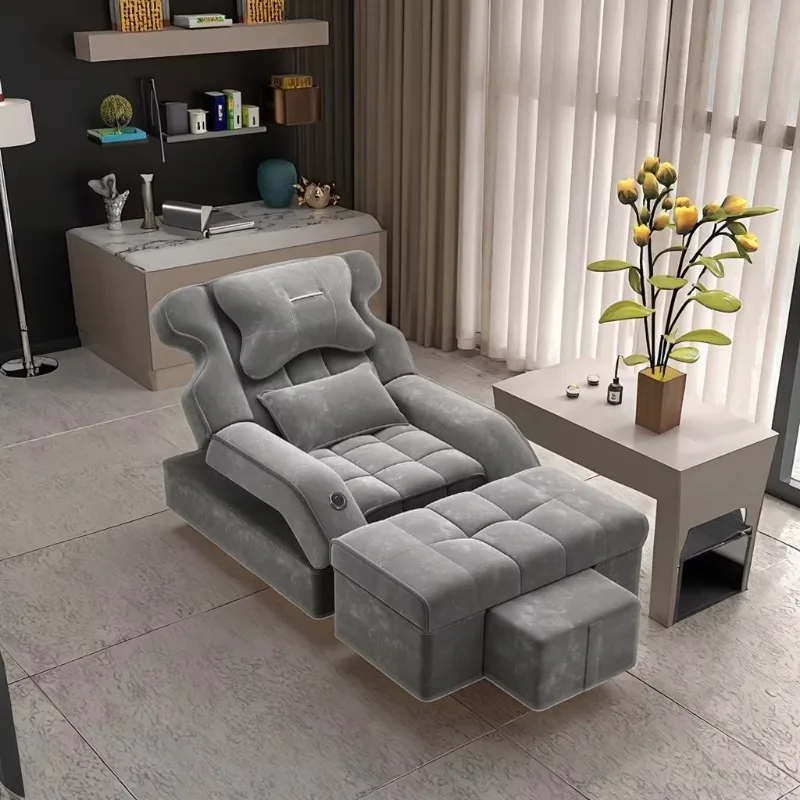 Wholesale Modern Velvet Home Spa Bath Chair for Foot Therapy