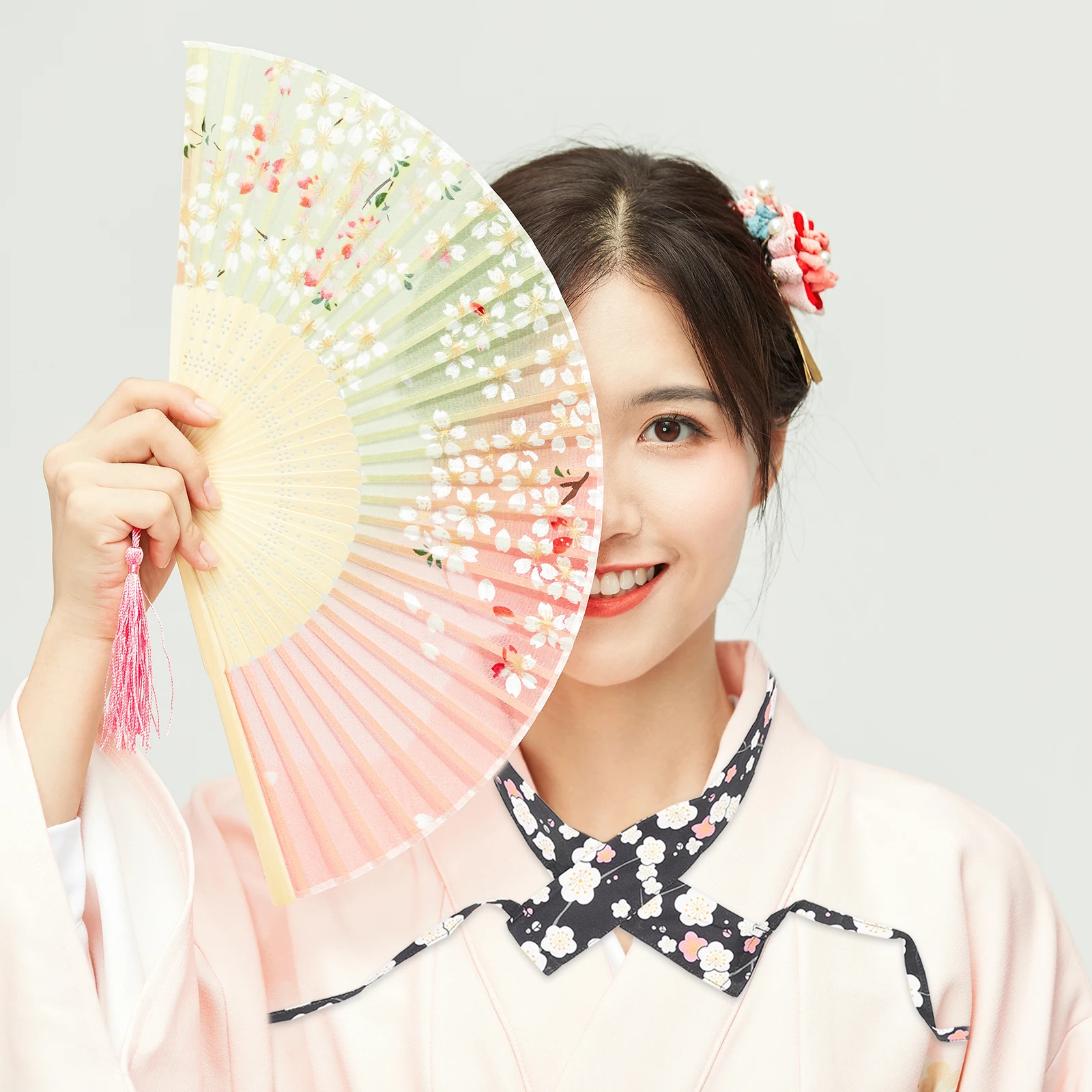 

Kimono Collar White Belt Decorative Japanese Women Shirt Accessories Soft Fabric Colors Bridal Party Cosplay Family Gathering