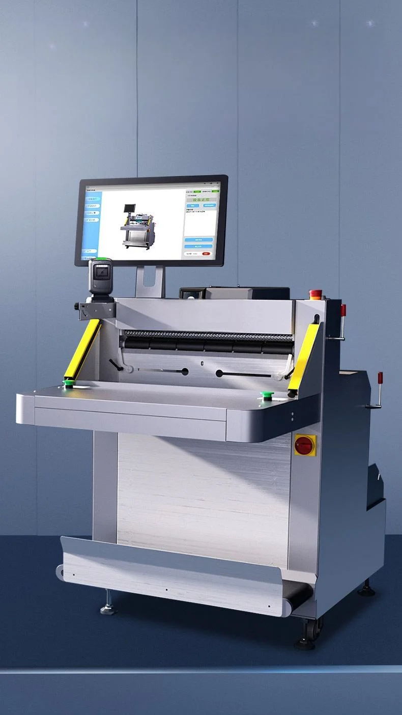 3-in-1 Automatic Express Packaging Machine for Bag Cutting Sealing Labeling 3 Functions in One for E-commerce Packaging