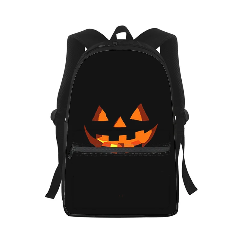 Horror Halloween gift Pumpkin head Men Women Backpack Print Fashion Student School Bag Laptop Backpack Kids Travel Shoulder Bag