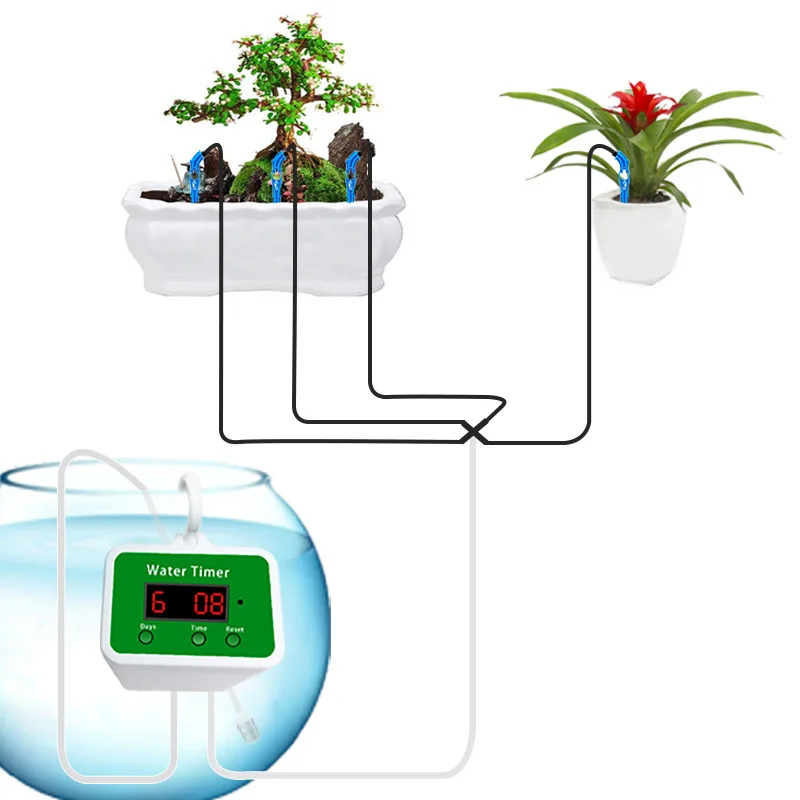 Intelligent Automatic Watering Timer for Home Garden Greenhouse Lawns Yard