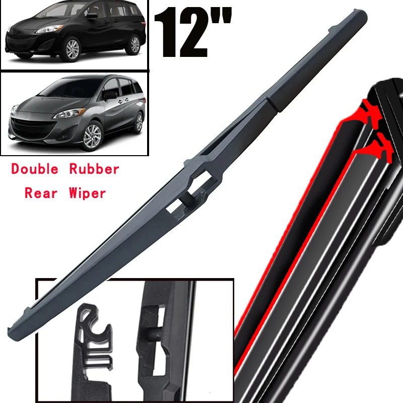 

Car Wiper 12" Rear Wiper Blade For Mazda 5 Mazda5 2005 - 2018 Windshield Windscreen Clean Tailgate Window Car Rain Brush