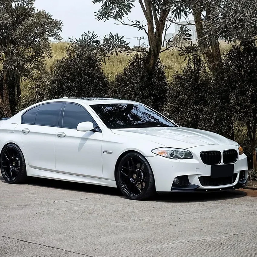 F10 F11 Front Bumper Lip Splitter For BMW 5 Series F10 F11 M Sport 535i 528i M550d 2010-2016 Diffuser Body Kit Spoiler Tuning