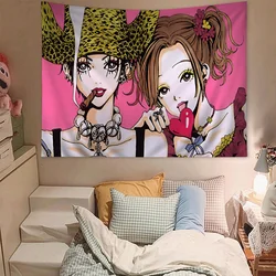 Nana Osaki Printed Large Wall Tapestry Art Science Fiction Room Home Decor Decor Blanket