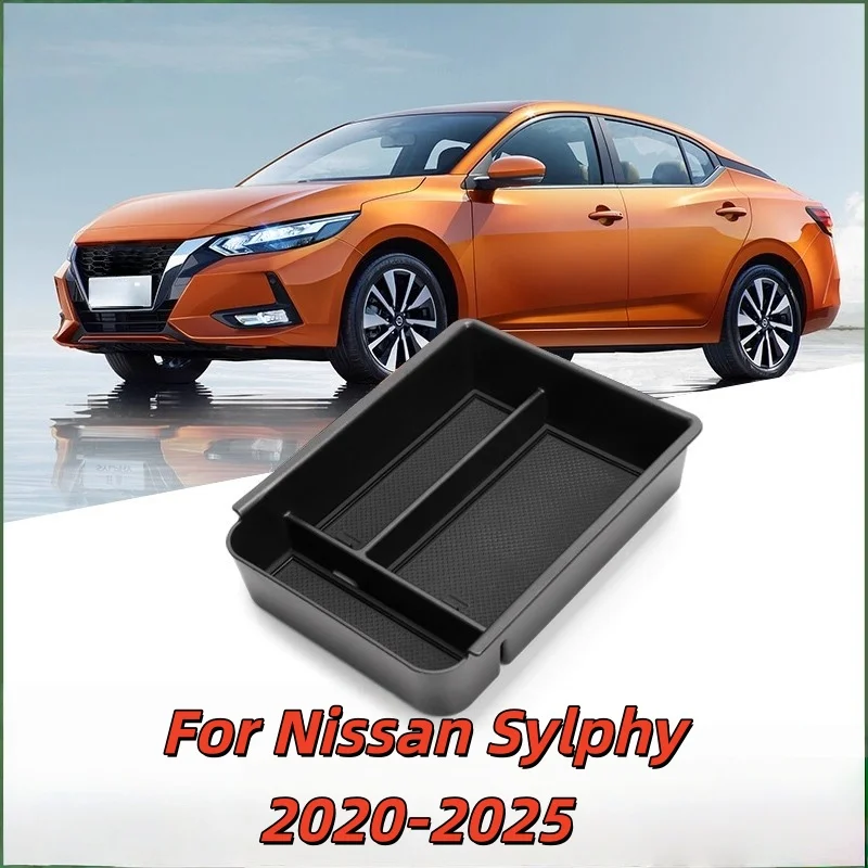 Car Central Control Armrest Box Storage Box For Nissan Sylphy 2020-2025 Car Storage Organizing Accessories