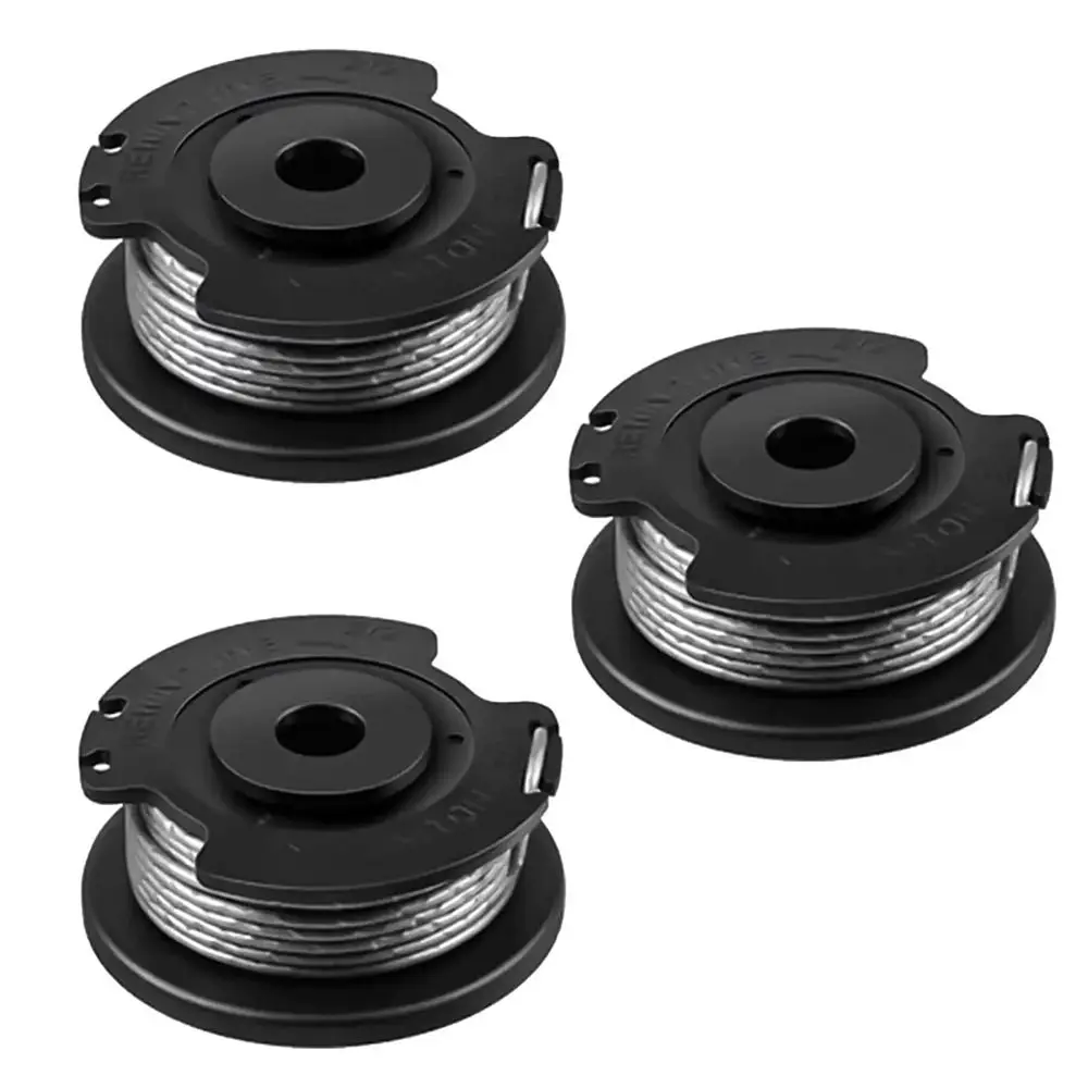 3Pcs Garden Tools Replacement Trimmer Spool Line F016800569 without Lid Line Spool 5M/16FT Grass Trimmer Accessories