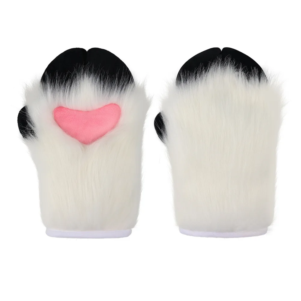 Cute Lamb Claws Gloves Plush Claws Beast Costume Celebrity Show Props