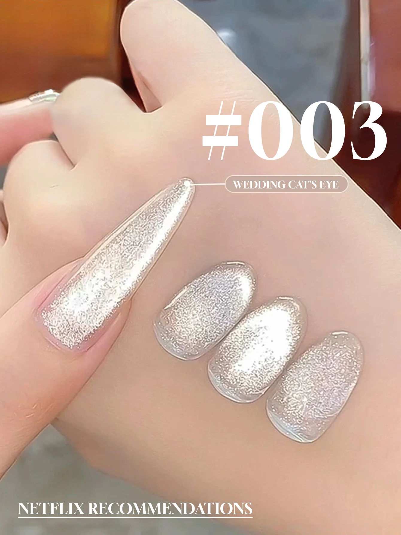 ยาทาเล็บเจลแคทอายสีน้ำใส 12 มล. 1 ชิ้น สำหรับงานแต่งงาน คอลเลคชั่นใหม่ฤดูหนาว 2025 - ไม่ต้องใช้เบสโค้ท ยาทาเล็บแคทอายเงางามพิเศษ