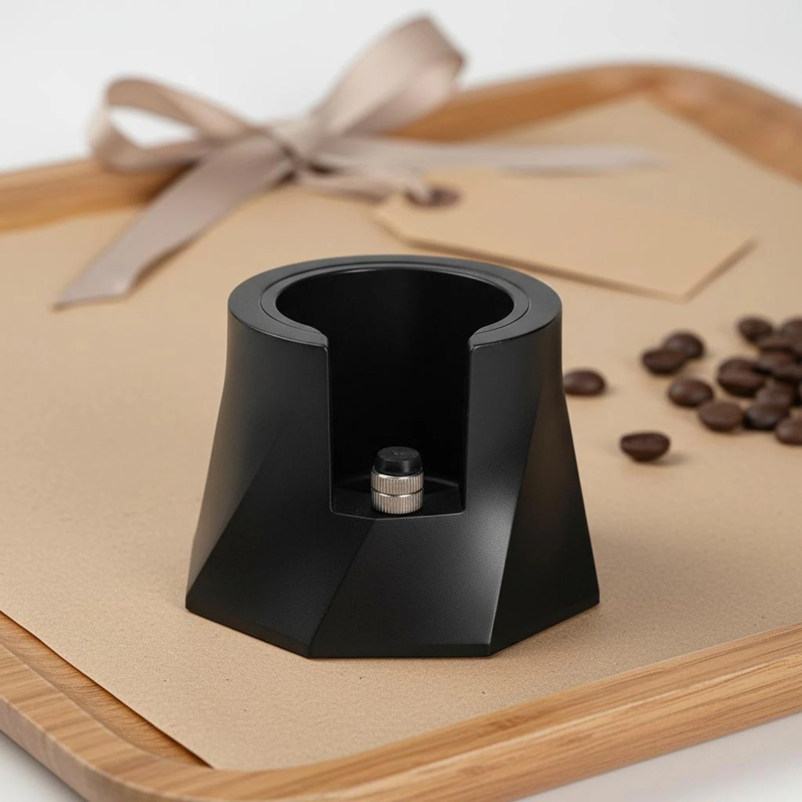 Helical Tamping Stand Stable and Long-Lasting Adjustable Portafilter Holder Espresso Tamping Base Portable Design for Baristas - view 5