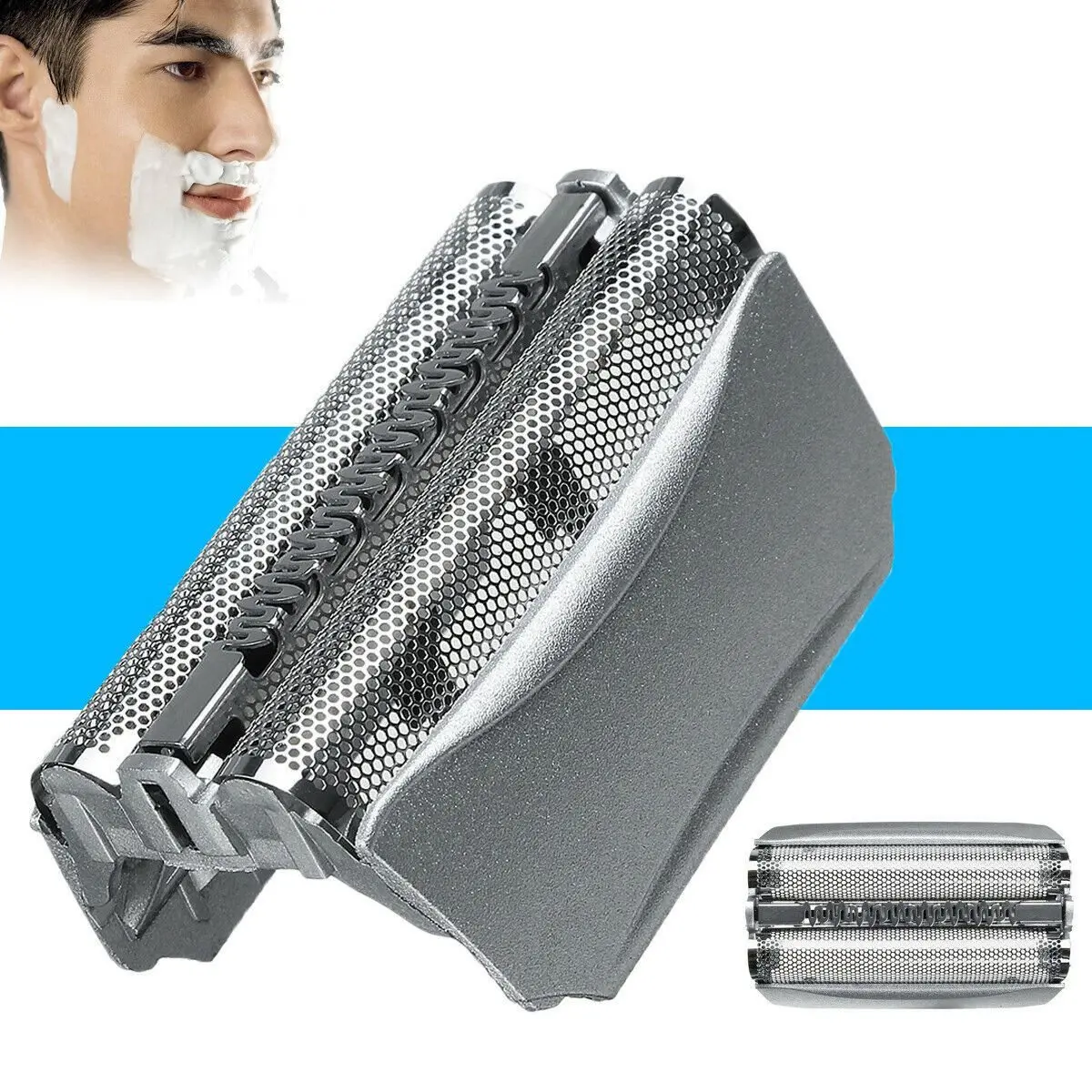 Cabeça de substituição Shaver Foil para Braun, Braun 51S, ContourPro, Série 360 ° 5, 8000, 8975