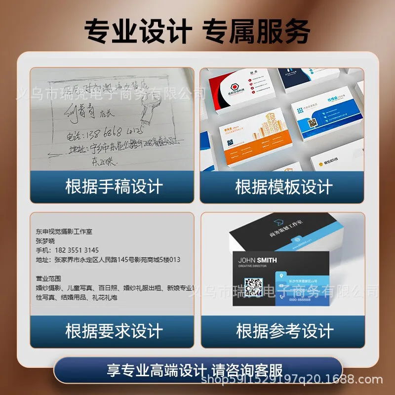 Customized High-end Business Card Custom Printing Thickened Double-sided Design Matte Frosted Transparent Stamping Emb