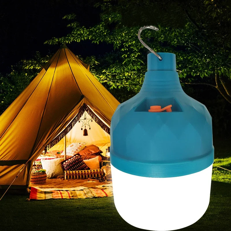 New Rechargeable Emergency Light Outdoor Camping Light Rechargeable Energy-saving Super Bright Night Market Stall Light