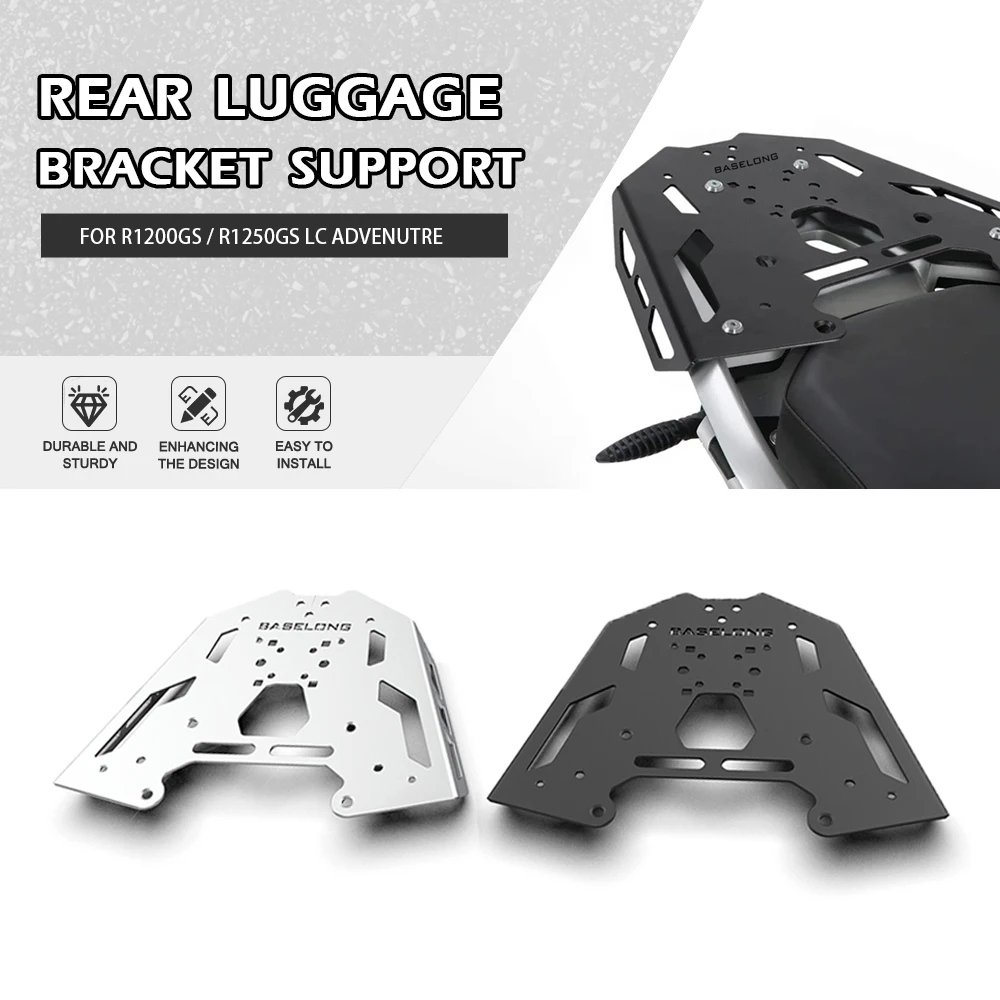 

For R1250GS LC Advenutre 2018-2019-2020-2021-2022-2023 Rear Luggage Rack Top Case Mount Plate BMW R1200GS LC Advenutre 2014-2018