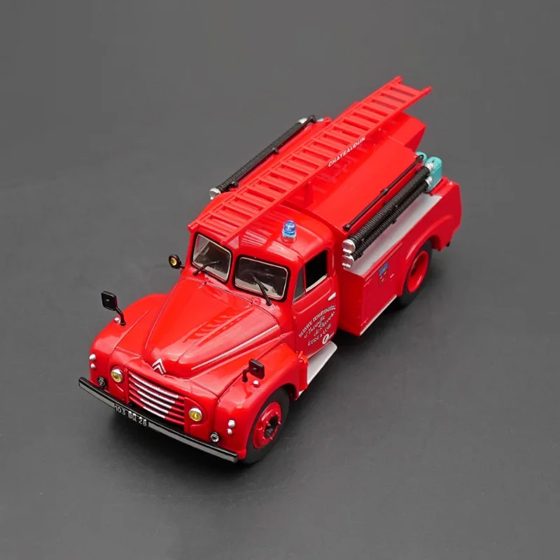 IXO Diecast escala 1:43 Citroen 46 CD motor de bomberos modelo de coche de aleación producto terminado juguete de simulación colección regalo modelo estático