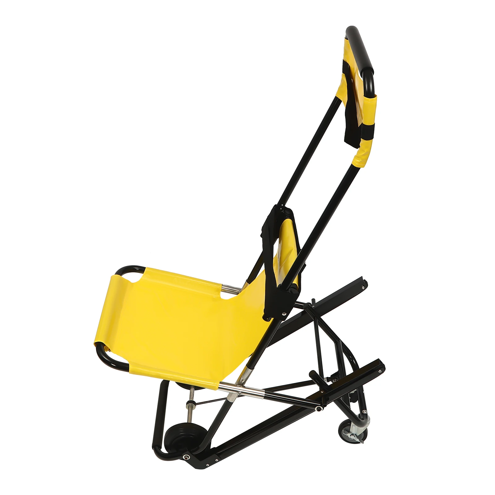 

Folding Stair Chair – Lightweight Aluminum Emergency Transfer Chair with Adjustable Handrails and Headrest