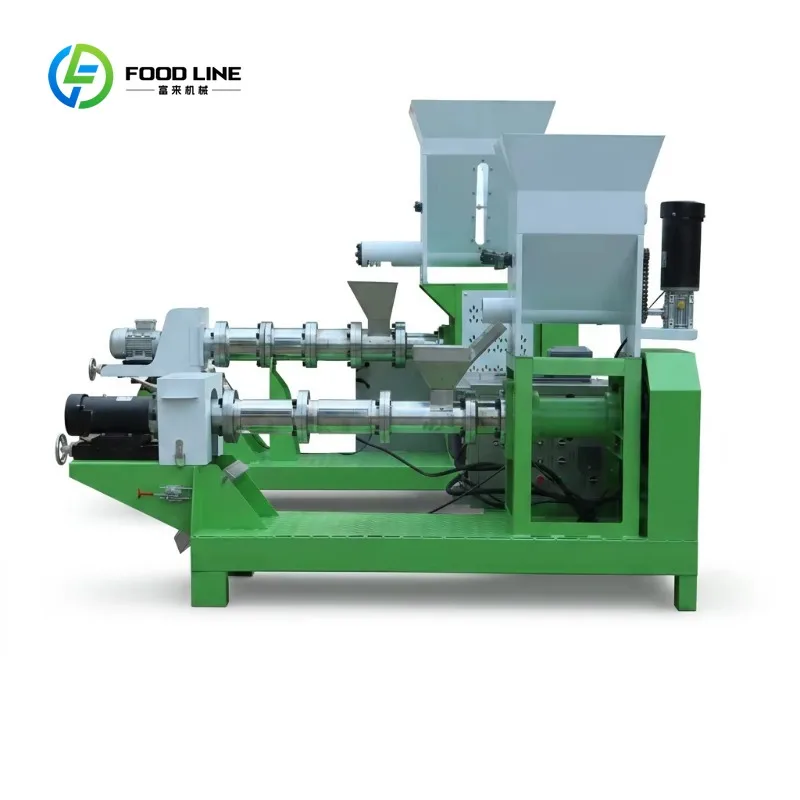 Customized Energy Saving Floating Fish Feed Machine 350kg/h Automatic Floating Feed Pelletizer for Pet Fish Shrimp Feed Making