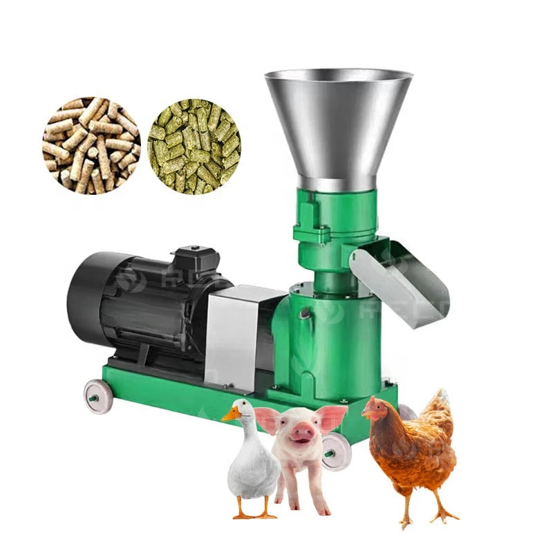 Machine preparation animal feed grinder fully automatic granule pressing equipment