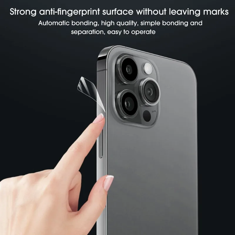 3-1Sets Frame Hydrogel Film for IPhone 16 15 14 Side Protective Dust Net Anti-Scratch Border Sticker Clear Film for IPhone16 15