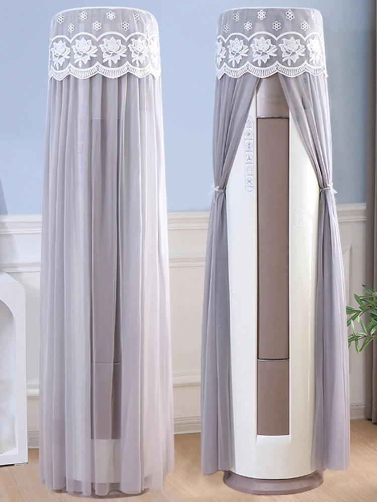 

Современный простой кружевной пылезащитный чехол для вертикального кондиционера/холодильника для гостиной, для домашнего использования, не требует снятия