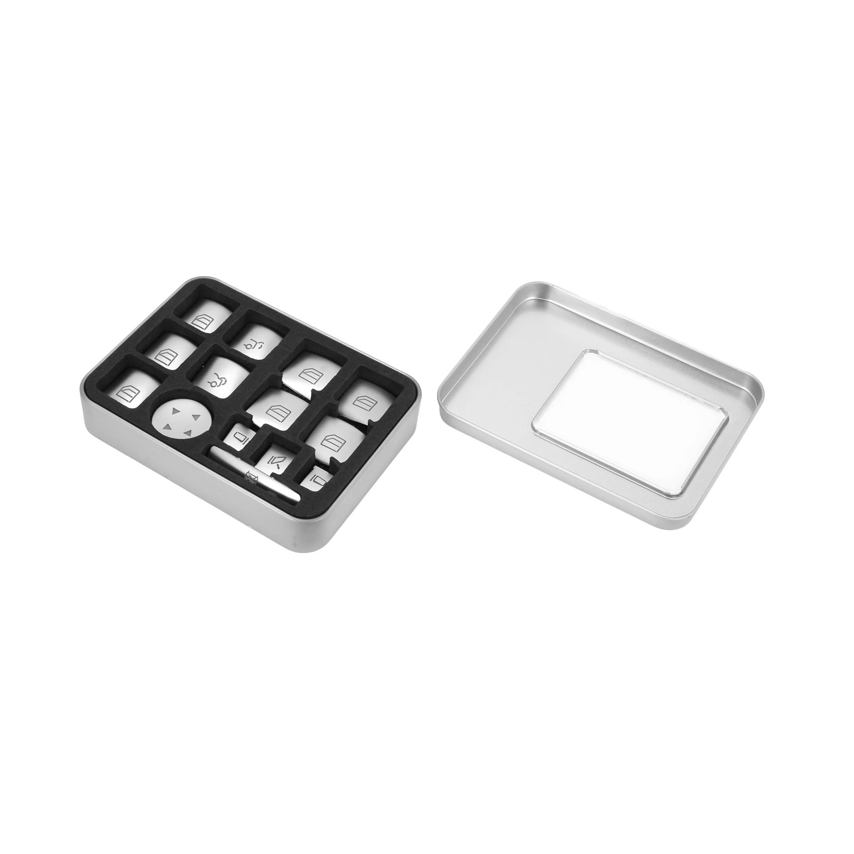 

Unusual 42X Car Window Glass Lift Button Sticker For Mercedes Benz B C E Gla Cla Glk Gl Ml Gle Class