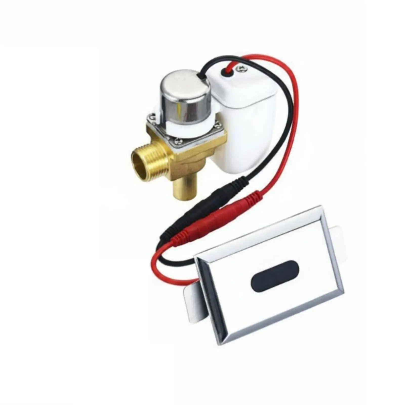 Infrared Sensor Urinal Flusher with AC DC Converter for Commercial Toilet Water Saving Plumbing Replacement Parts