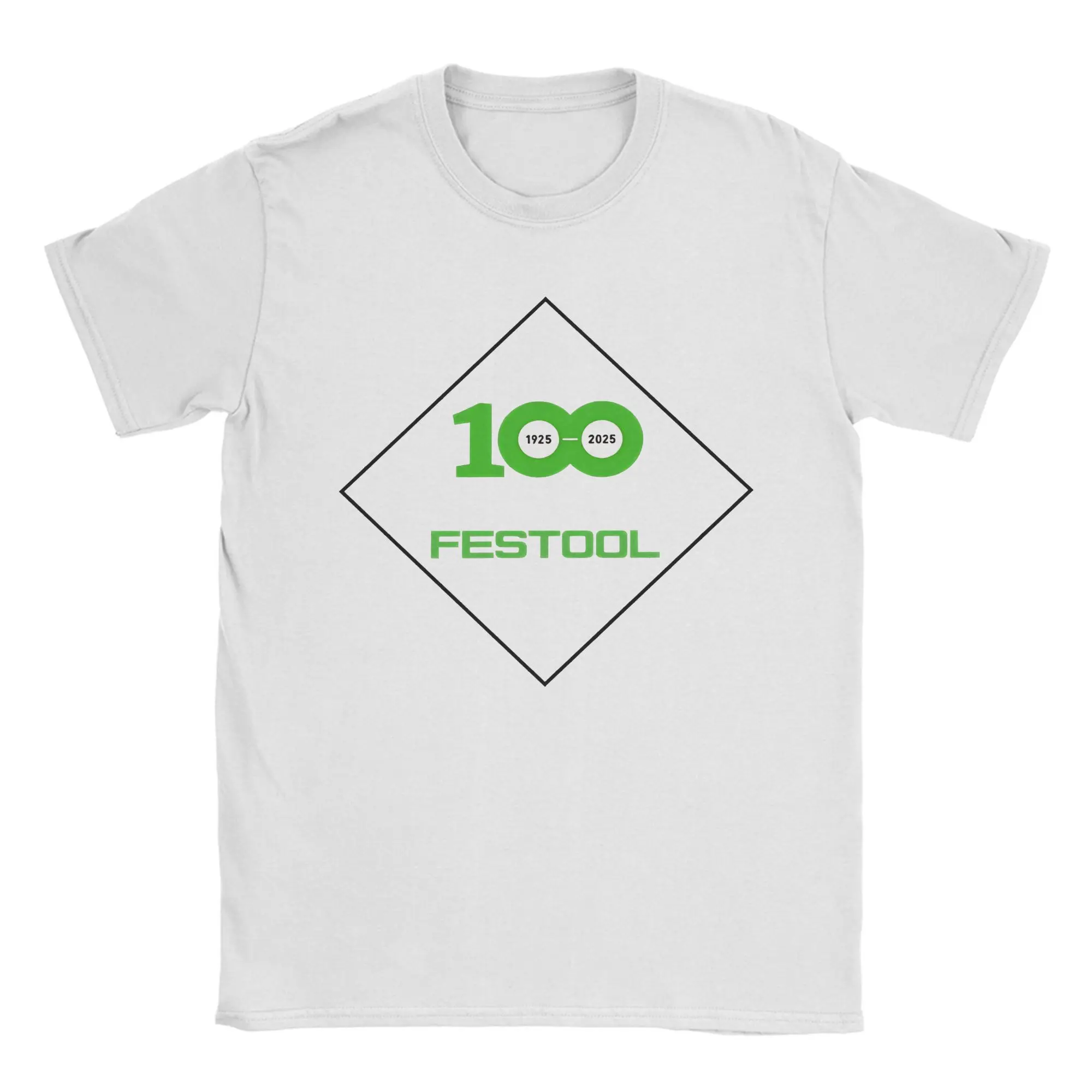 Festool T-Shirt Summer  100% Cotton T Shirts For Men Hip Hop Casual Tshirt Short-Sleeve Street Style Tops