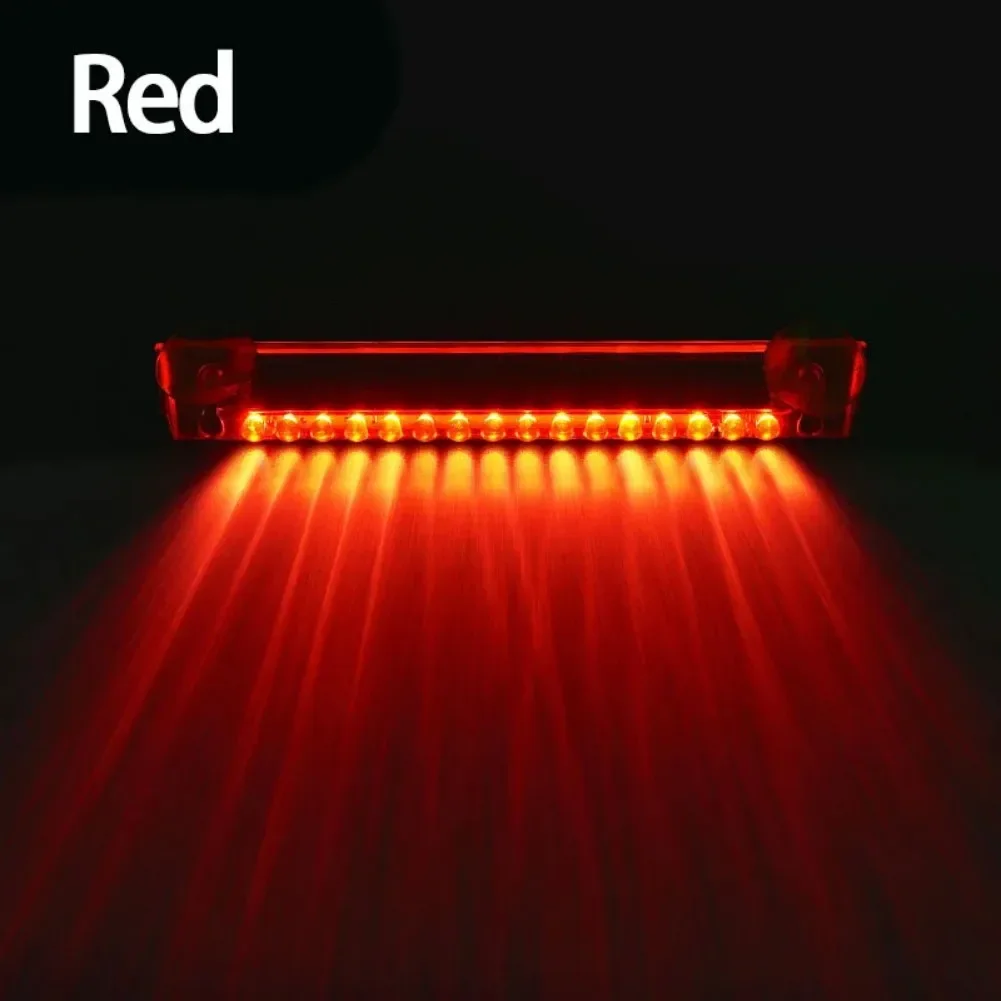 Solar Car Light Solar Powered 16 Bright LEDs Multiple Flash Modes Suction Cup Installation For Night Driving 21*2.7*2.5cm