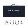 Allpowers-ソーラー充電器、ポータブル、防水、折りたたみ式ソーラーパネル、キャンプ用、rv、ガーデンルーフ、400w、200w、140w、100w、60w 6
