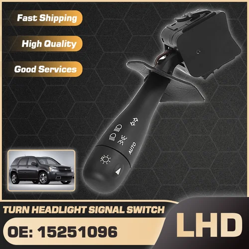 Imagen 1 del producto Coche para Chevrolet Equinox MK1 GM HydroGen4 Pontiac Torrent 2005-2006 interruptor de combinación multifunción de señal de giro de coche 15251096