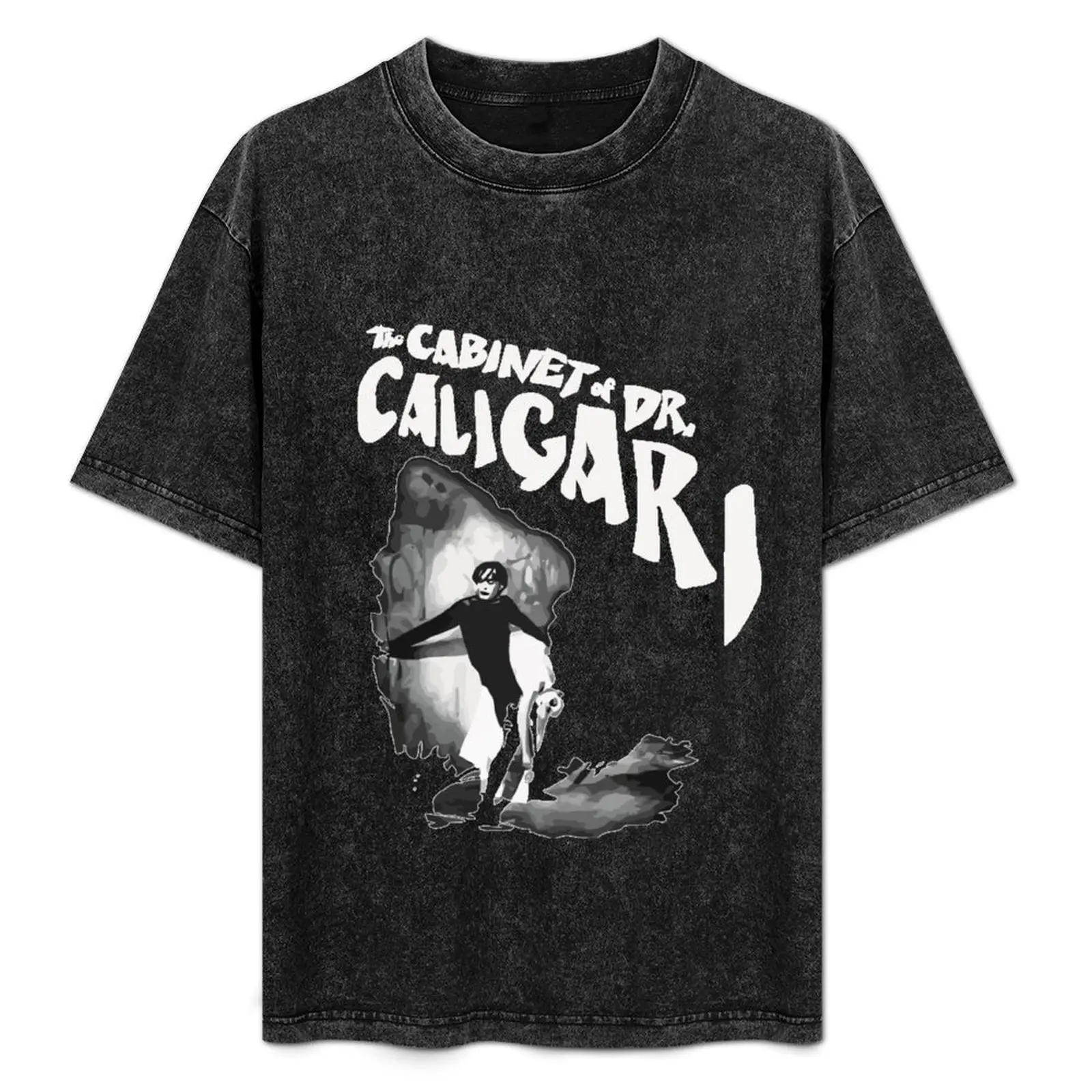 The-cabinet-of-Dr-Caligari- T-Shirt anime tshirt summer top vintage anime shirt for a boy Men's t-shirt