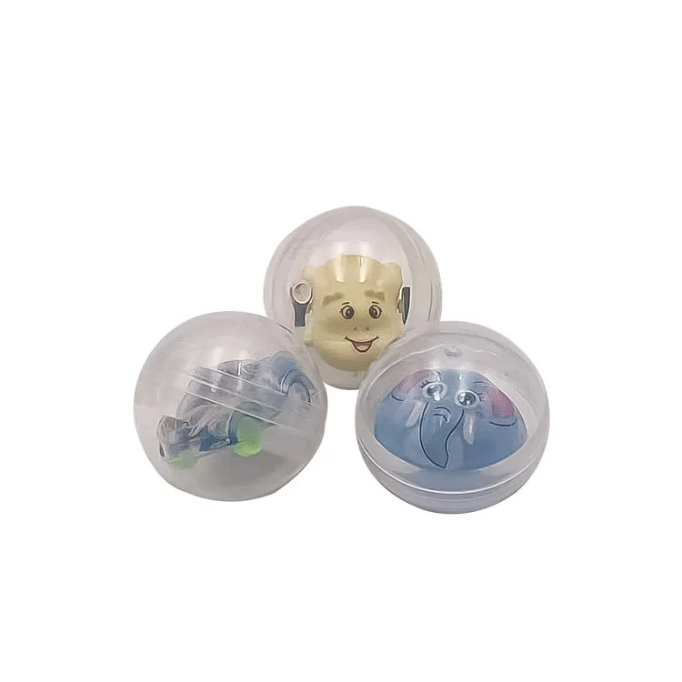5pcs/10pcs 50mm Novelty Fun Kids Surprise Capsule Egg Ball Model Doll Mix Toys Kids Gift Vending Machine Randomly Shipped