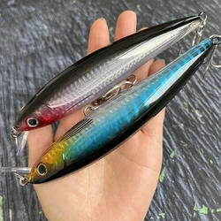 140 millimetri 41g Grande Galleggiante Minnow Esche Da Pesca Laser Esche Artificiali Acqua Salata Coulée Lunga Traina Wobblers UV Jerkbait attrezzature